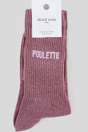 Félicie Aussi Paire de chaussettes à message