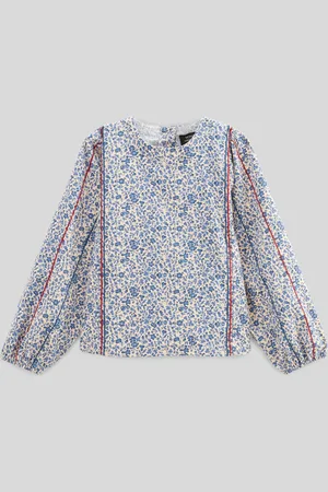 Monoprix Blouse imprimée en velours côtelé
