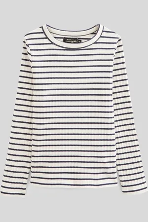 Monoprix T-shirt manches longues rayé