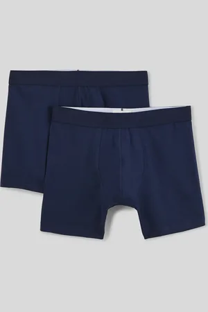 Monoprix Lot de 2 boxers long premium en coton BIO