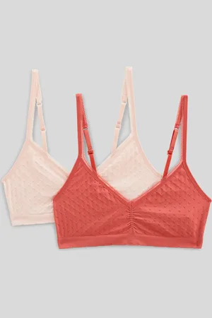 Monoprix Lot de 2 brassières plumetis sans coutures