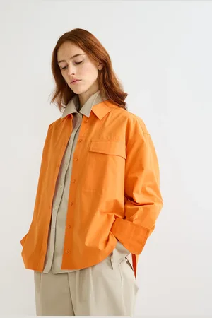 Monoprix Chemise manches longues unie en coton BIO GOTS