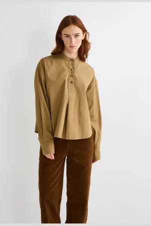 Monoprix Blouse manches longues unie en coton BIO GOTS