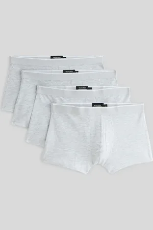 Monoprix Lot de 4 boxers en coton, certifié OEKO-TEX