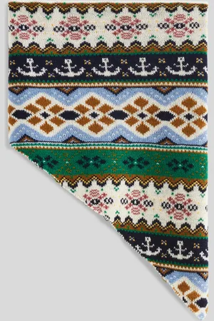 Monoprix Triangle foulard contenant de la laine