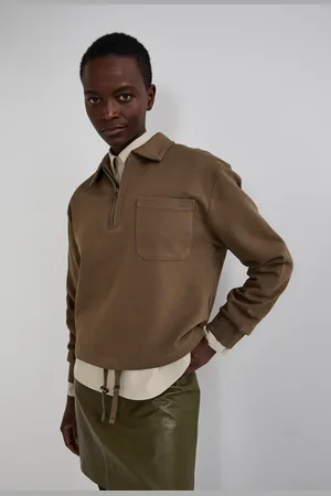 Monoprix Sweat à manches longues avec col polo