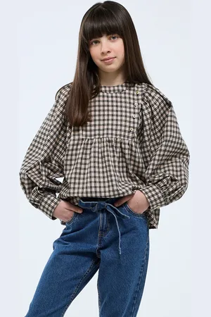 Monoprix Blouse à carreaux en coton