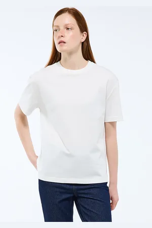 Monoprix T-shirt à manches courtes à message placé en coton BIO