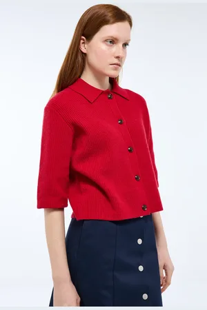Monoprix Cardigan col polo.