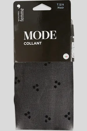 Monoprix Paire de collants fantaisie MONOPRIX