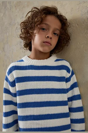 Monoprix Pull rayé en coton