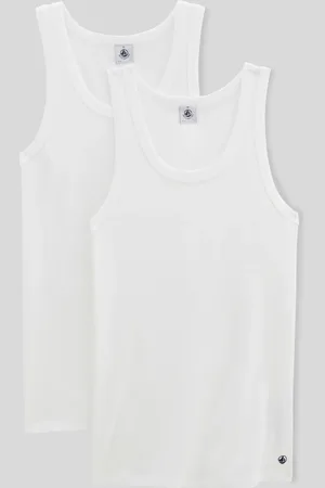 Petit Bateau Lot de 2 débardeurs en coton