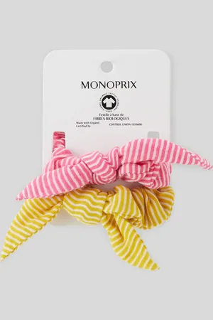 Monoprix Chouchou lot de deux rayé en coton BIO GOTS