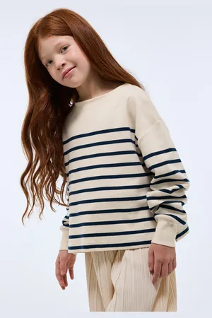 Monoprix T-shirt manches longues rayé en coton BIO