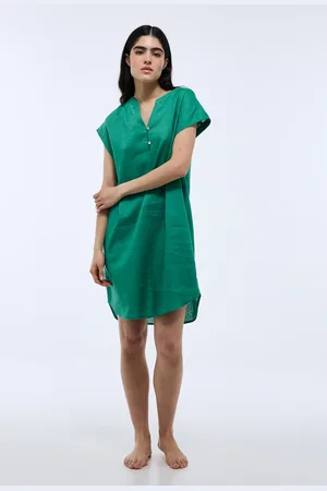 Monoprix Chemise de nuit sans manches unie
