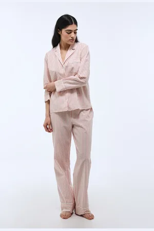 Monoprix Pyjama rayé à manches longues en coton BIO