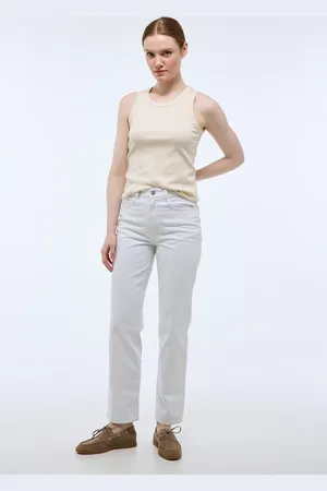 Monoprix Jean droit uni en coton