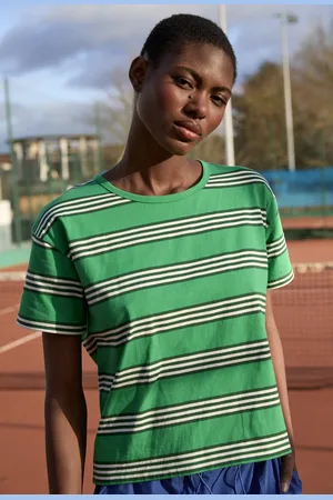 Monoprix T-shirt à manches courtes rayé en coton BIO GOTS