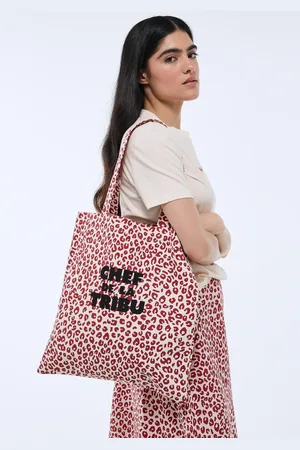 Monoprix Tote bag brodé en coton BIO GOTS