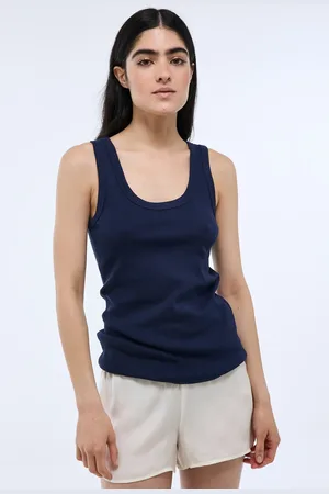 Monoprix Débardeur pointelle en coton BIO GOTS