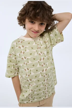 Monoprix T-shirt manches courtes imprimé en coton BIO GOTS