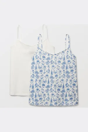 Monoprix Lot de 2 caracos fines bretelles en coton BIO GOTS