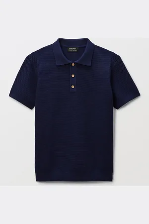Monoprix Polo maille manches courtes uni en coton