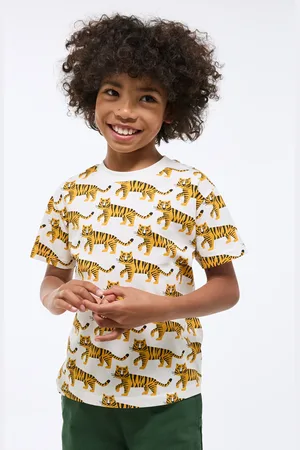 Monoprix T-shirt manches courtes imprimé en coton BIO GOTS