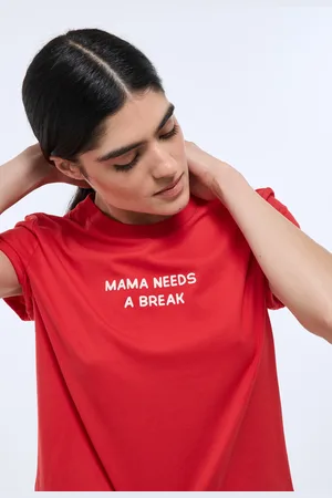 Monoprix T-shirt à manches courtes à message imprimé en coton BIO