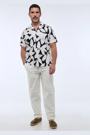 Monoprix Chemise manches courtes col cuba en coton BIO GOTS