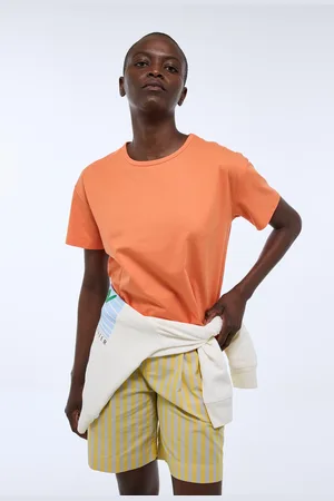 Monoprix T-shirt à manches courtes uni en coton BIO