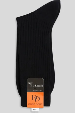 Doré Doré Paire de chaussettes en fil d