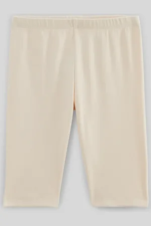 Monoprix Short cycliste uni contenant du coton