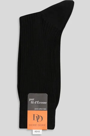 Doré Doré Paire de chaussettes en fil d