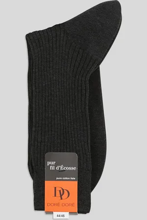 Doré Doré Paire de chaussettes en fil d