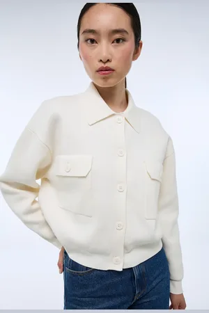 Monoprix Veste en maille unie en coton BIO GOTS