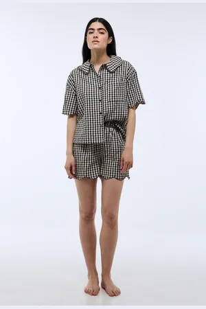 Monoprix Pyjashort vichy en coton