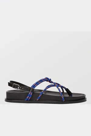 Monoprix Sandales corde et cuir
