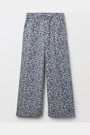 Monoprix Pantalon fluide imprimé en coton