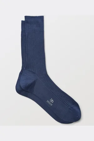 Doré Doré Paire de chaussettes en fil d