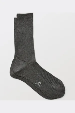 Doré Doré Paire de chaussettes en fil d