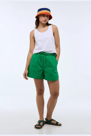 Monoprix Short uni élastiqué en coton