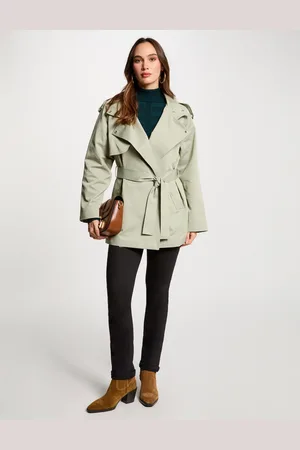 Morgan Trench court fluide femme