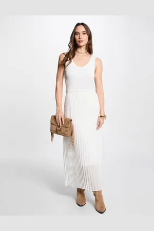 Morgan Robe tricot longue cintrée femme