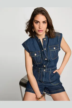 Morgan Combishort en jean femme