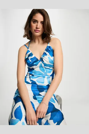Morgan Robe longue droite imprimée femme