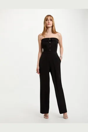 Morgan Combinaison longue col bustier femme