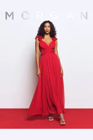 Morgan Robe longue droite fluide femme