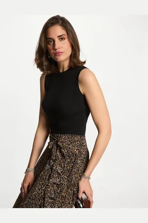 Morgan Robe évasée imprimée femme