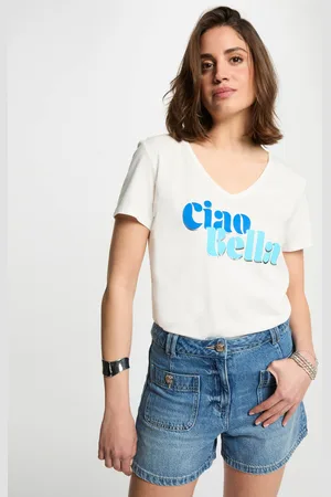 Morgan T-shirt à inscription femme